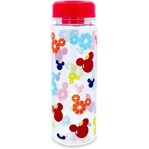 Disney Mickey Mouse Fruit Icons Water Bottle | BPA-Free Plastic Sports Jug with Leak-Resistant Lid | 17-Ounce Reusable Travel Bottle for Kids and Adults | Cute Hydration for School, Gym, or On-the-Go