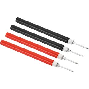 PATIKIL 2mm Test Probes Set, Multimeter Test Lead Extention Pen Probe Pin Needle for Electrical Circuit Test Measurement, Red Black