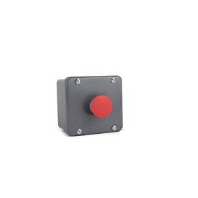 1 MBX 1 Mushroom Push Button Switch Station Metal HOUSING Heavy Duty Commercial Quick Stop