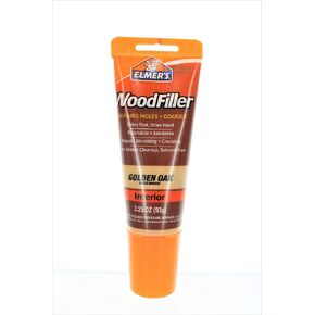Elmer's E861 Carpenter's Wood Filler, 3.25-Ounce Tube, Golden Oak - 6 Pack