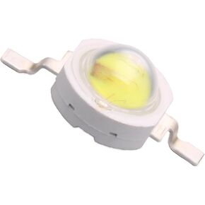 10PCS CRI90 High Power LED Chip,5W White SMD COB Light Emitter Diode Electronic Components Repair Lamp Bulb DIY Lighting (350mA,DC8-9V,140deg,5000-6000K)