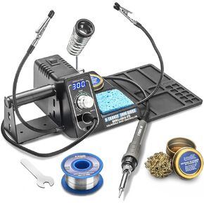 The Original X-Tronic 3020-XTS • 75W Soldering Iron Station • LED • 2 Helping Hands • Roll of Solder • Brass Sponge w/Cleaning Flux • Wet Sponge • °C/°F Conversion Switch • 10 Minute Sleep Feature!