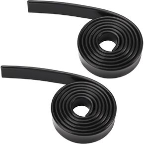 2 Pcs Squeegee Rubber Blades, Window Squeegee Rubber Refill Squeegee Blades for Window Cleaning Window Squeegee Rubber Replacement for Windows Glass Shower Door