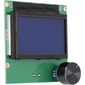 ASHATA Replacement LCD Screen for Creality CR10S CR10 3D Printer, CR10s Display, CR10S Screen, 3D Printer LCD Display Screen Controller for Creality CR10S CR10, with 2 Cable, 3D Printer Kit Accessory