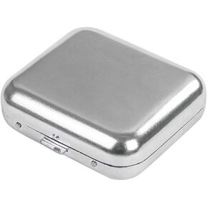 Stainless Steel Ashtray Mini Compact Ash Tray Portable Pocket Ash Holder with Lid for Indoor or Outdoor Use, 1 Piece