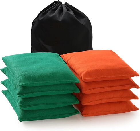Cornhole Bags Set of 8 Regulation Corn Hole Bean Bags for Cornhole Game, Professional Weather Resistant Corn Hole Bags with Tote Bag in Saudi Arabia