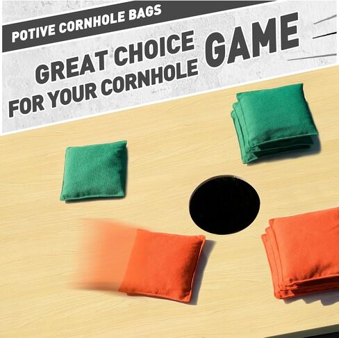 Cornhole Bags Set of 8 Regulation Corn Hole Bean Bags for Cornhole Game, Professional Weather Resistant Corn Hole Bags with Tote Bag in Saudi Arabia