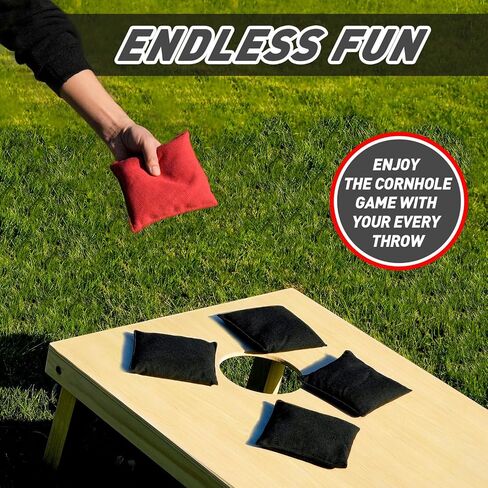 Cornhole Bags Set of 8 Regulation Corn Hole Bean Bags for Cornhole Game, Professional Weather Resistant Corn Hole Bags with Tote Bag in Saudi Arabia