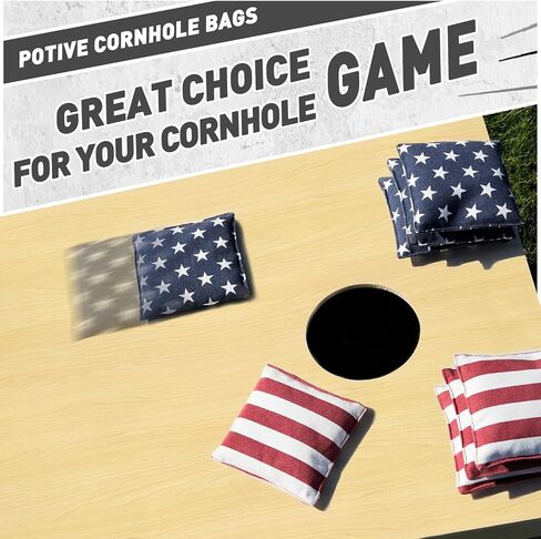 مجموعة أكياس Cornhole مجموعة من 8 أكياس فول من تنظيم الذرة للعبة Cornhole ، وأكياس ثقب الذرة المقاومة للطقس الاحترافية مع حقيبة حمل in Saudi Arabia