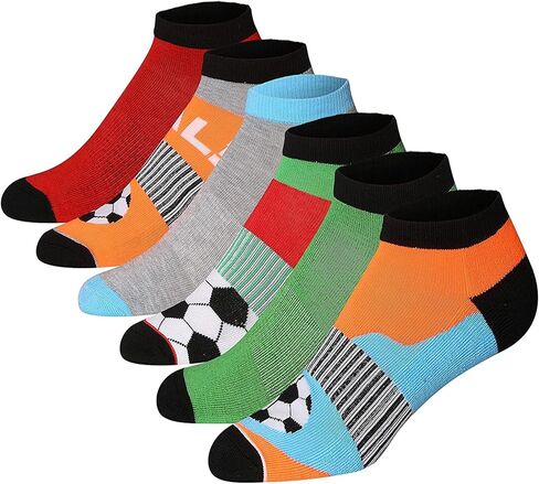 JAMES FIALLO Men's 6-Pair Value Pack Athletic Performance Cushioned Low Cut Sport Socks in Saudi Arabia