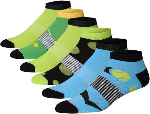 JAMES FIALLO Men's 6-Pair Value Pack Athletic Performance Cushioned Low Cut Sport Socks in Saudi Arabia