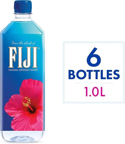 Fiji Natural Artesian Water 1 Liter / 33.8 Fl Oonce (حزمة 6) in Saudi Arabia