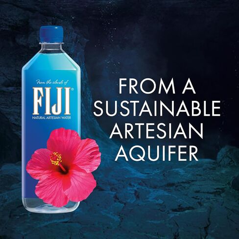 Fiji Natural Artesian Water 1 Liter / 33.8 Fl Oonce (حزمة 6) in Saudi Arabia
