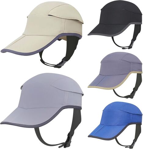 Surf Hat Quick-Dry Sun Hat with Adjustable Chin Strap for Surfing Water Sports Baseball Cap in Kuwait