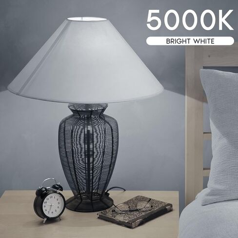 Luxrite A19 مصباح LED LED 60 واط مكافئ ، 5000K أبيض ساطع ، 800 لتر ، غير قابل للاحتفال ، مصابيح LED قياسية ، 8W ، قاعدة E26 ، مصنفة المغلقة ، مصنفة رطبة ، مدرجة ETL (16 حزمة) in Kuwait