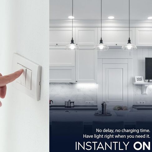 Luxrite A19 مصباح LED LED 60 واط مكافئ ، 5000K أبيض ساطع ، 800 لتر ، غير قابل للاحتفال ، مصابيح LED قياسية ، 8W ، قاعدة E26 ، مصنفة المغلقة ، مصنفة رطبة ، مدرجة ETL (16 حزمة) in Kuwait