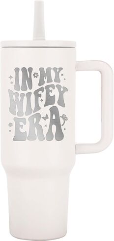 Bridal Shower Gifts for Bride In My Wifey Era 40oz Tumbler with Lids Straws Bride Wifey Cup Bride Gifts Bachelorette Gifts for Bride to Be Wedding Gifts for Bride Engagement Gifts for Her in Saudi Arabia