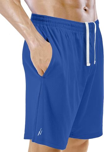 NY Threads 5 Pack للرجال شورتات رياضية سريعة الجافة خفيفة الوزن الجري الجري شورت الصالة الرياضية مع جيوب in Saudi Arabia