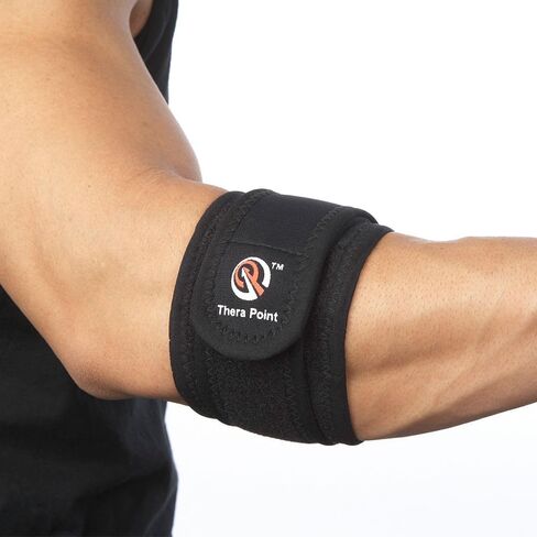Elbow Brace Support Strap, Tennis Elbow and Golfer’s Elbow Relief, Compression Band for Sports Injury Recovery (Small/Medium 8" - 10") in Saudi Arabia