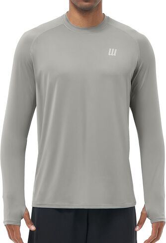 قمصان Uumiaer Mens طويلة الأكمام UPF 50+ قمصان حماية من أشعة الغرب in Kuwait