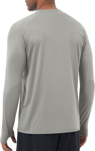 قمصان Uumiaer Mens طويلة الأكمام UPF 50+ قمصان حماية من أشعة الغرب in Kuwait