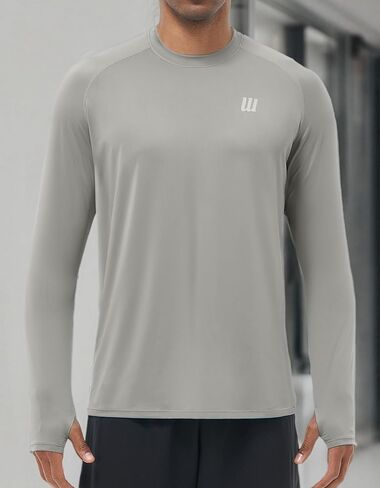 قمصان Uumiaer Mens طويلة الأكمام UPF 50+ قمصان حماية من أشعة الغرب in Kuwait