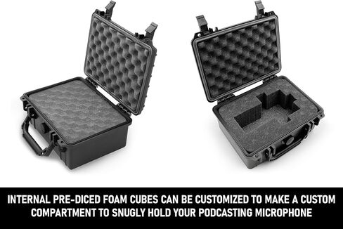 حالة مقاومة للماء Casematix متوافقة مع Rode Podmic Podcasting Microphone Pod Mic in Kuwait