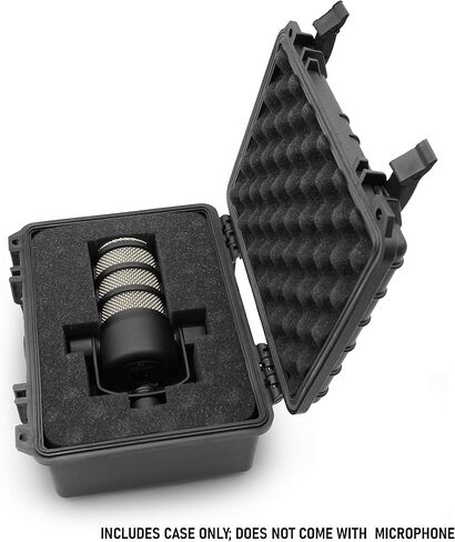 حالة مقاومة للماء Casematix متوافقة مع Rode Podmic Podcasting Microphone Pod Mic in Kuwait