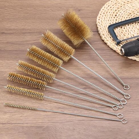PATIKIL 12 "فرشاة أنبوب الأسلاك ، 4 مساءً 0.2" قطره النحاس النحاس أنبوب فرشاة تنظيف الأنبوب لأجزاء السيارات ، زجاجات ، أنابيب ، نغمة نحاسية in Saudi Arabia
