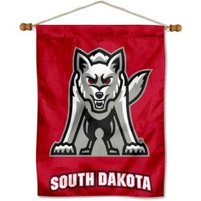 South Dakota Coyotes Banner with Hanging Pole