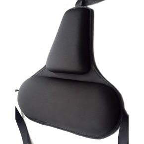 FOMI Firm Gel Foam Back Support (14" x 15") Care | Upper Lower Thoracic and Lumbar Support for Car, Home, Office Chair | Promotes Healthy Posture, Sciatica Pain Relief