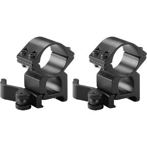 Barska Optics AI12244 1-Inch Quick Release Rings , black