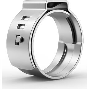 Bates- PEX Cinch Clamp Rings, 3/8", 50 Pack, Stainless Steel, Pex Clamps, Pex Rings, Pex Clamp, Pex Pipe Clamps, Crimp Clamps, 3/8 Pex Crimp Rings, Cinch Clamps, Pex Crimps, Pex Pipe Clamp