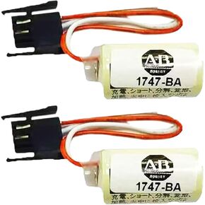 《Pack of 2》3V 1747-BA Battery Replace for Allen Bradley 1747-BA/1769-BA Battery, CR14250SE 3V Lithium Battery