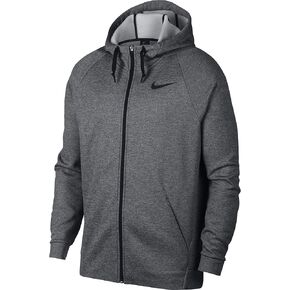 Nike Men's Therma Full zip Hoodie Charcoal Heather/Black Size Medium in Kuwait