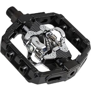 Venzo Shimano SPD Compatible Mountain Bike CNC Cr-Mo Sealed Pedals with Cleats
