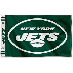 WinCraft New York Jets Printed Header 3x5 Foot Banner Flag