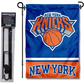 WinCraft New York Knicks Garden Flag with Stand Holder