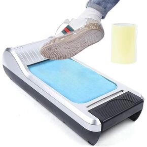 Automatic Shoe Cover Dispenser Machine, Shoe Film Machine Containing 263 Ft of Disposable Shoe Film, Shoe Wrapping Machine for All Sizes, Disposable Shoe Films Keep House Floors and Rugs Clean