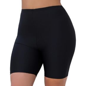 Women's 7" High Waisted Boardshorts Swimsuit Boy Shorts Bikini Bottoms Bathing Suit