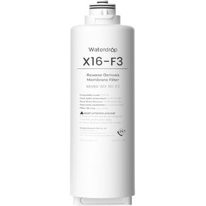 Waterdrop WD-X16-F3 Filter, Replacement for WD-X16-Alkaline 1600 GPD Reverse Osmosis System, 24-month Lifetime, Reduce PFAS