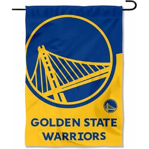 WinCraft Golden State Warriors Double Sided Garden Flag