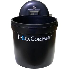 E-Sea Cup Adjustable-(Black). Heavy-Duty Suction Mounted Cup Holder. Perfect for Boats, Kayaks, ATV's. Golf Carts, RV's, Cars, While Camping and More!