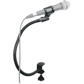 Rockville GN20 20" DJ Gooseneck Microphone Stand, Clamps to Any Table or Stand
