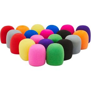 Stockroom Plus Microphone Mindscreen ، أغطية رغوة قابلة لإعادة الاستخدام في 10 ألوان (2.25 × 3 بوصة ، 20 حزمة) in Kuwait