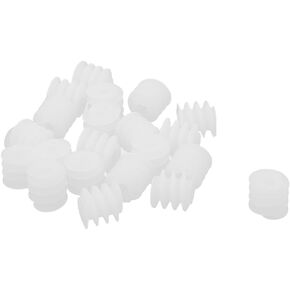 uxcell 20 Pcs 2mm Hole 6mmx6mm Worm Gear for DIY Motor Reduction Box