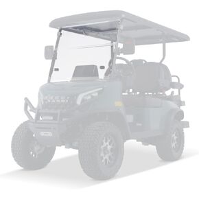 DOT Approved Folding Windshield for Kandi Kruiser 4PRO/6PRO Forward Golf Carts, Reuses Existing Mounting Hardware, Durable & Easy to Install, Golf Cart Windshield, Golf Cart Accessory