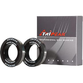 Press-Fit Bottom Bracket for BB90/95 (37mm) w/Ceramic Bearings for 24mm Shimano Hollowtech II Road/MTB Crankset, Compatible w/Trek Frame