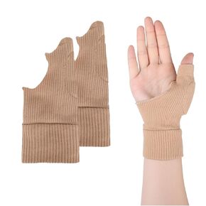 Thumb Wrist Brace Right Hand Compression Sleeve for Women and Men Soft Elastic Fabric Thumb Splint Glove Liner for Arthritis Pain Relief Protector Support Comfortable Finger Splint Left and Right Hand