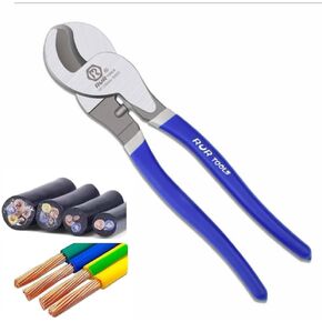 10-Inch Cable Cutters Heavy Duty - Wire Cutters Heavy Duty for Cutting Plier Tool,High Leverage,Cutting for 4/0 Aluminum 2/0 Soft Copper and 100PR 24AWG